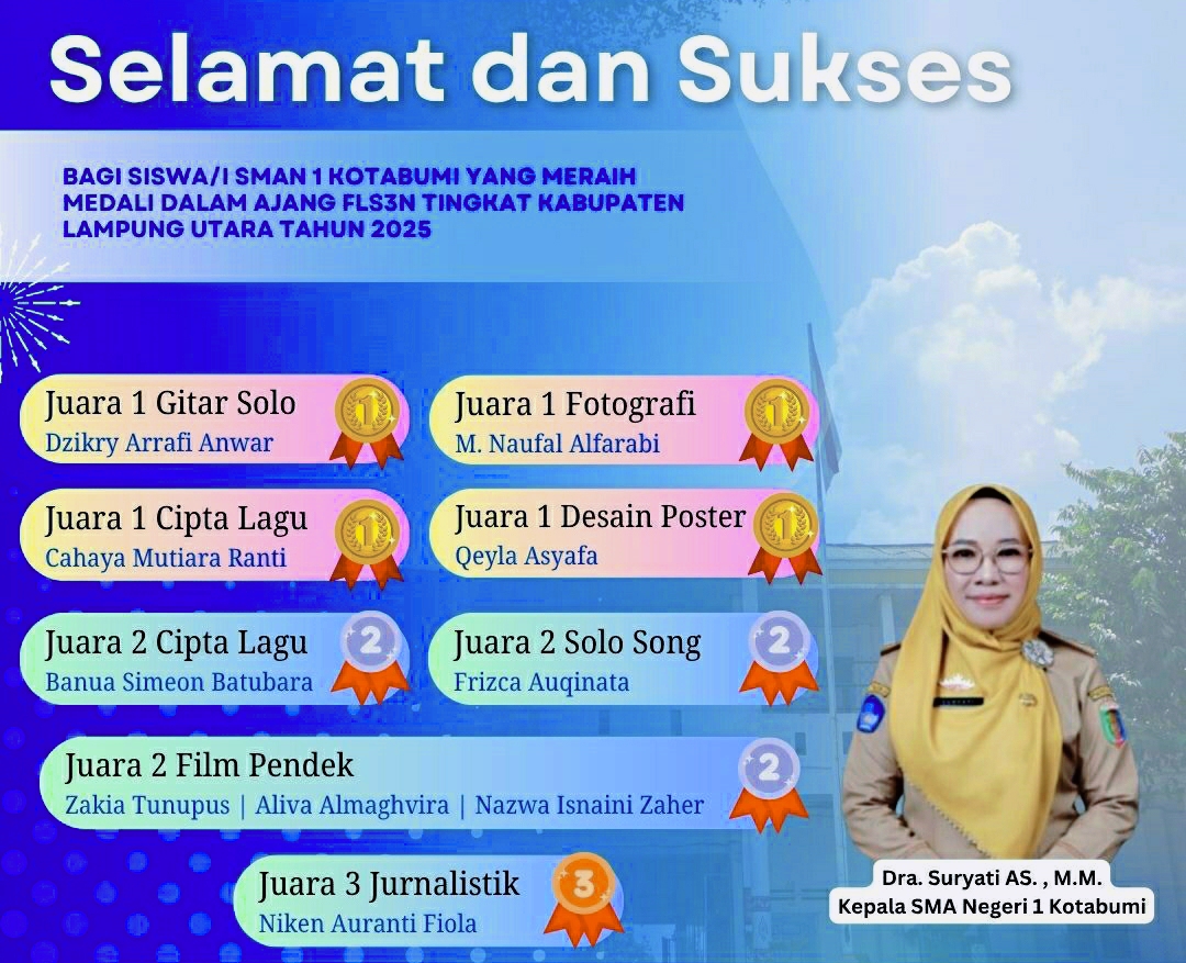 Dominasi SMAN 1 Kotabumi di FLS2N 2025