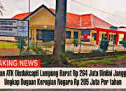 Dugaan Kerugian Negara Rp 205 Juta Per tahun di Disdukcapil Lampung Barat