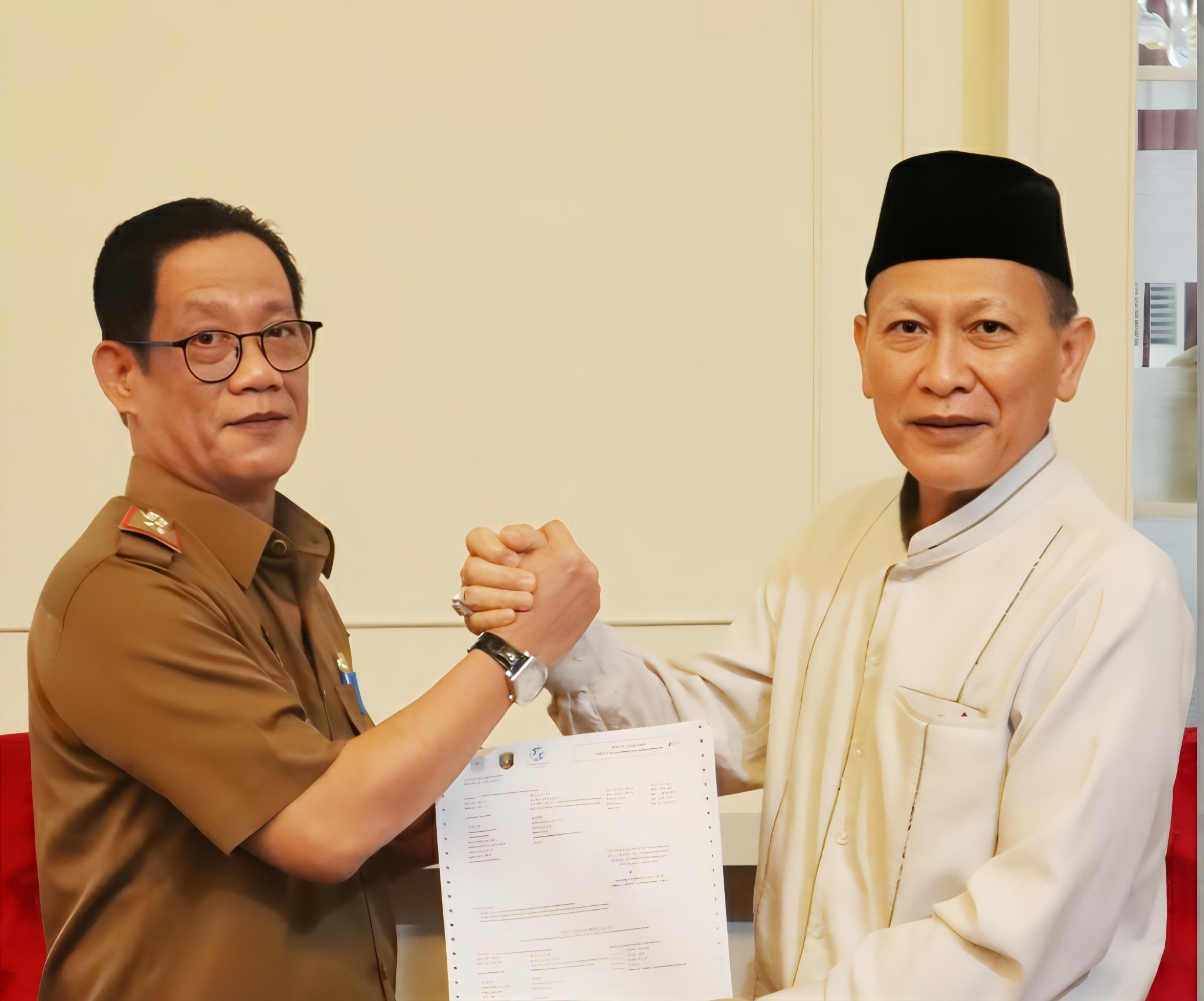 Audiensi Kepala Bapenda Lampung dengan Bupati Lampung Utara dan Bupati Tulang Bawang