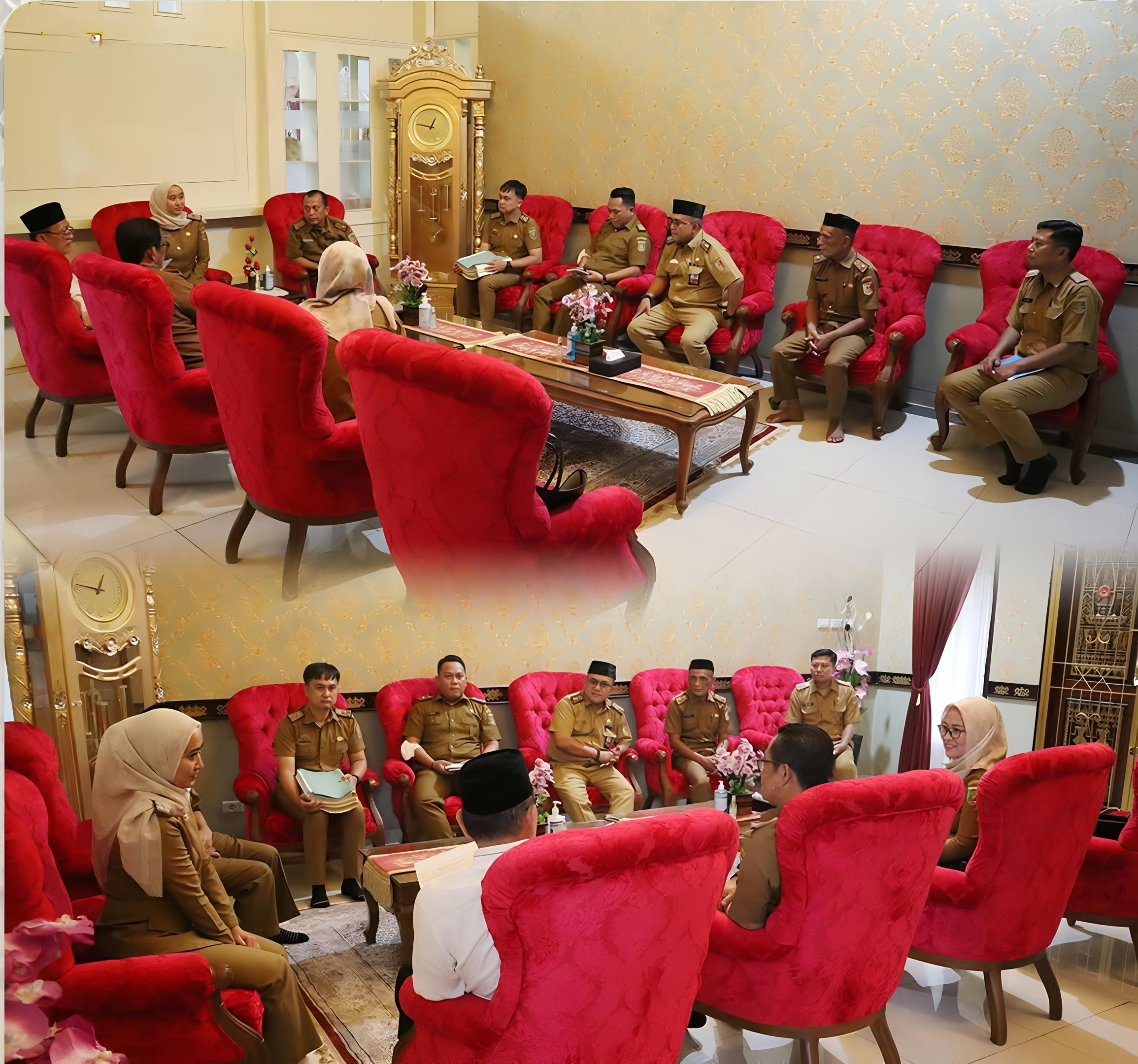 audiensi kepala bapenda lampung dengan bupati lampung utara dan bupati tulang bawang2