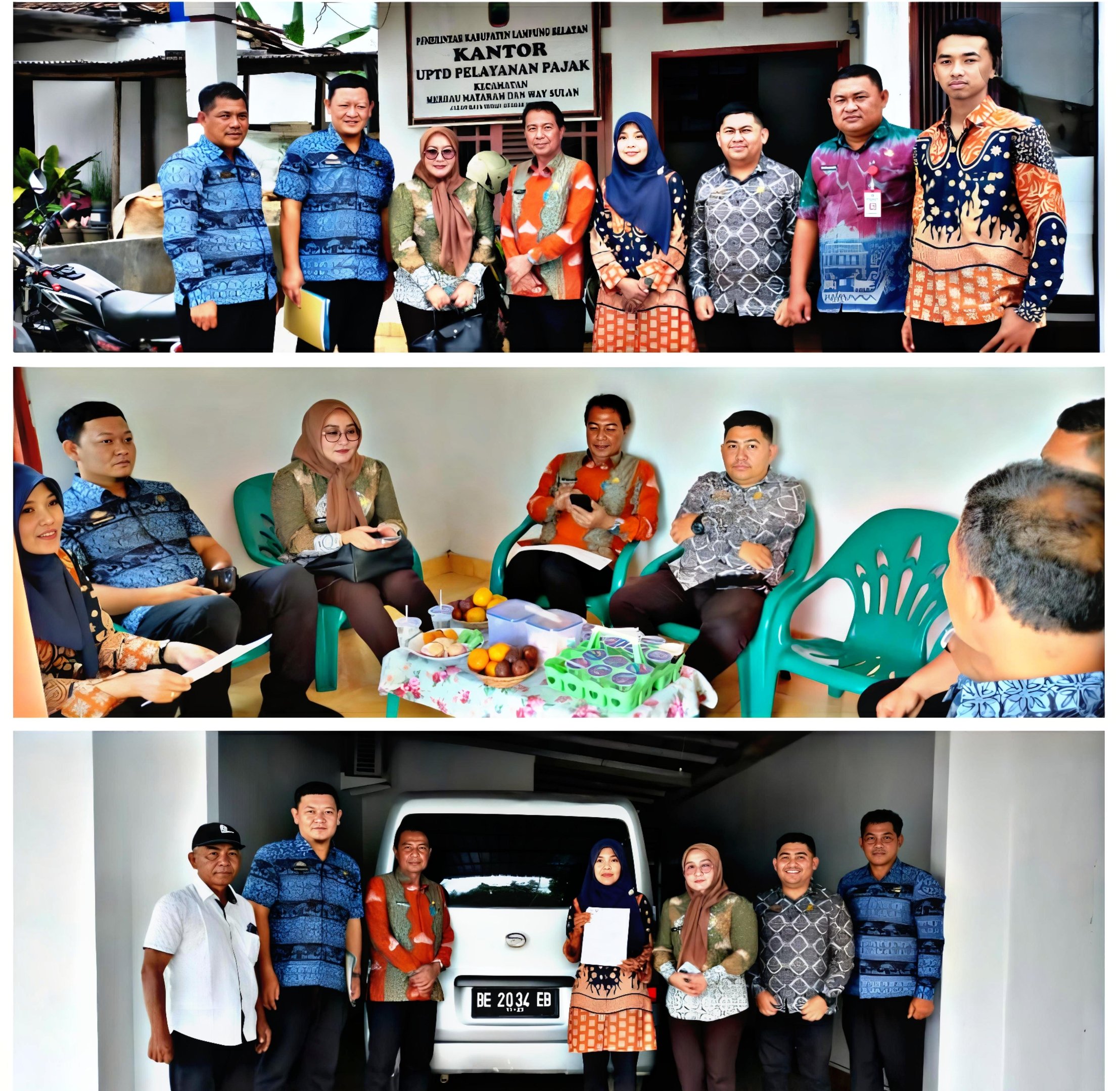 Badan Pengelola Pajak dan Retribusi Daerah (BPPRD) Kabupaten Lampung Selatan melaksanakan kegiatan pendataan dan penagihan tu