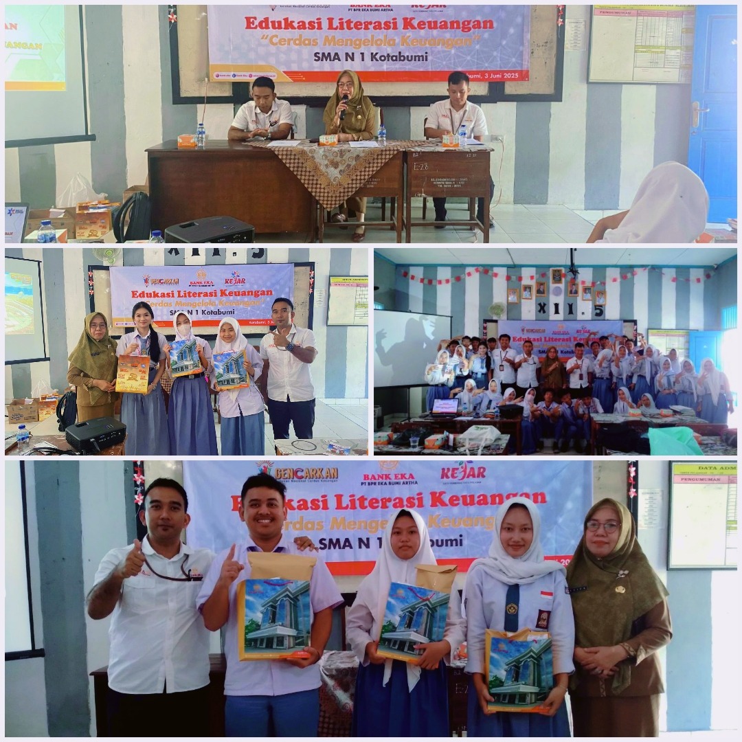 Gandeng Bank Eka, SMAN 1 Kotabumi Bekali Siswa Jadi Generasi Melek Finansial