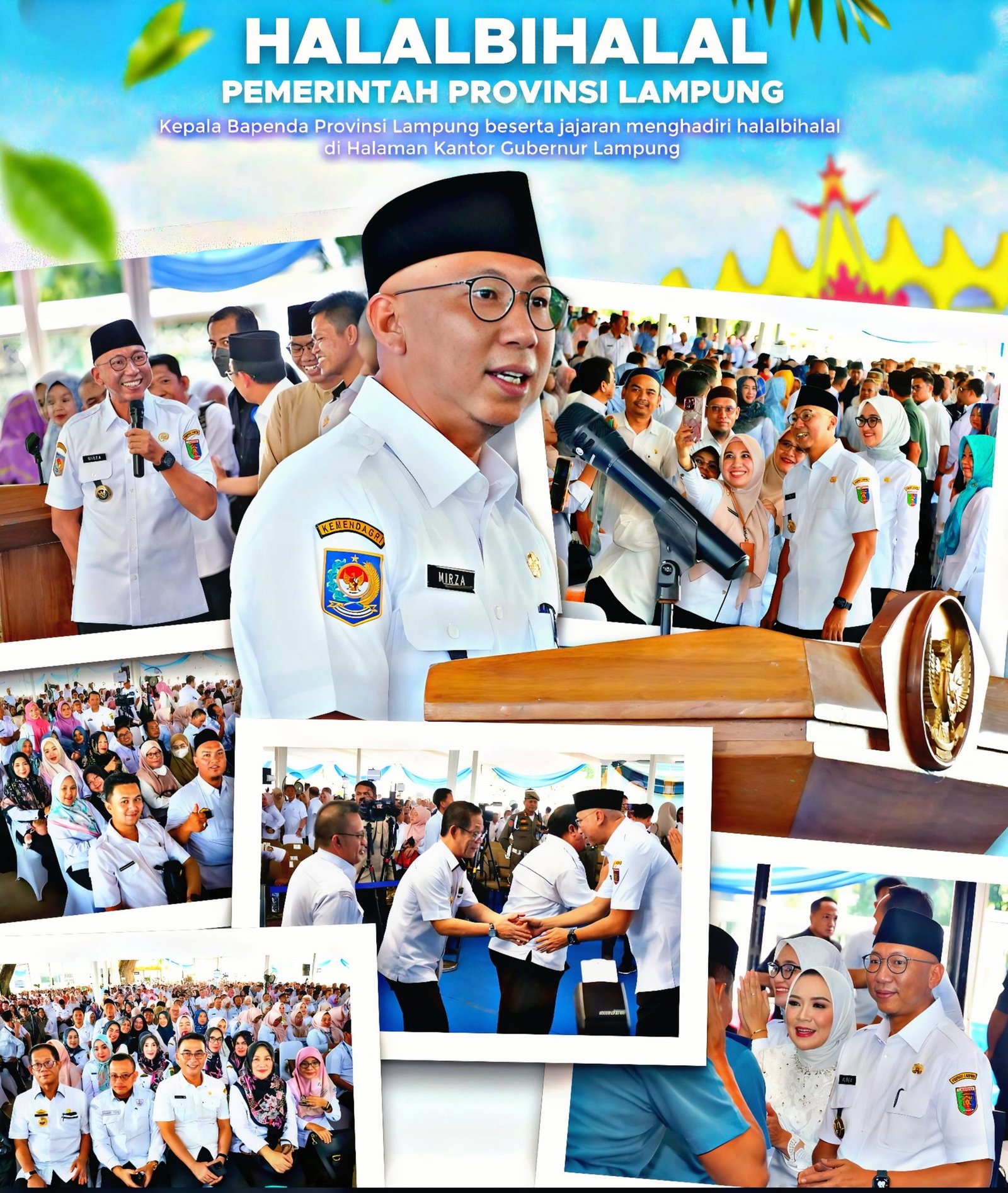 Gubernur Lampung dan seluruh ASN dilingkungan Pemprov Lampung Halal Bihalal