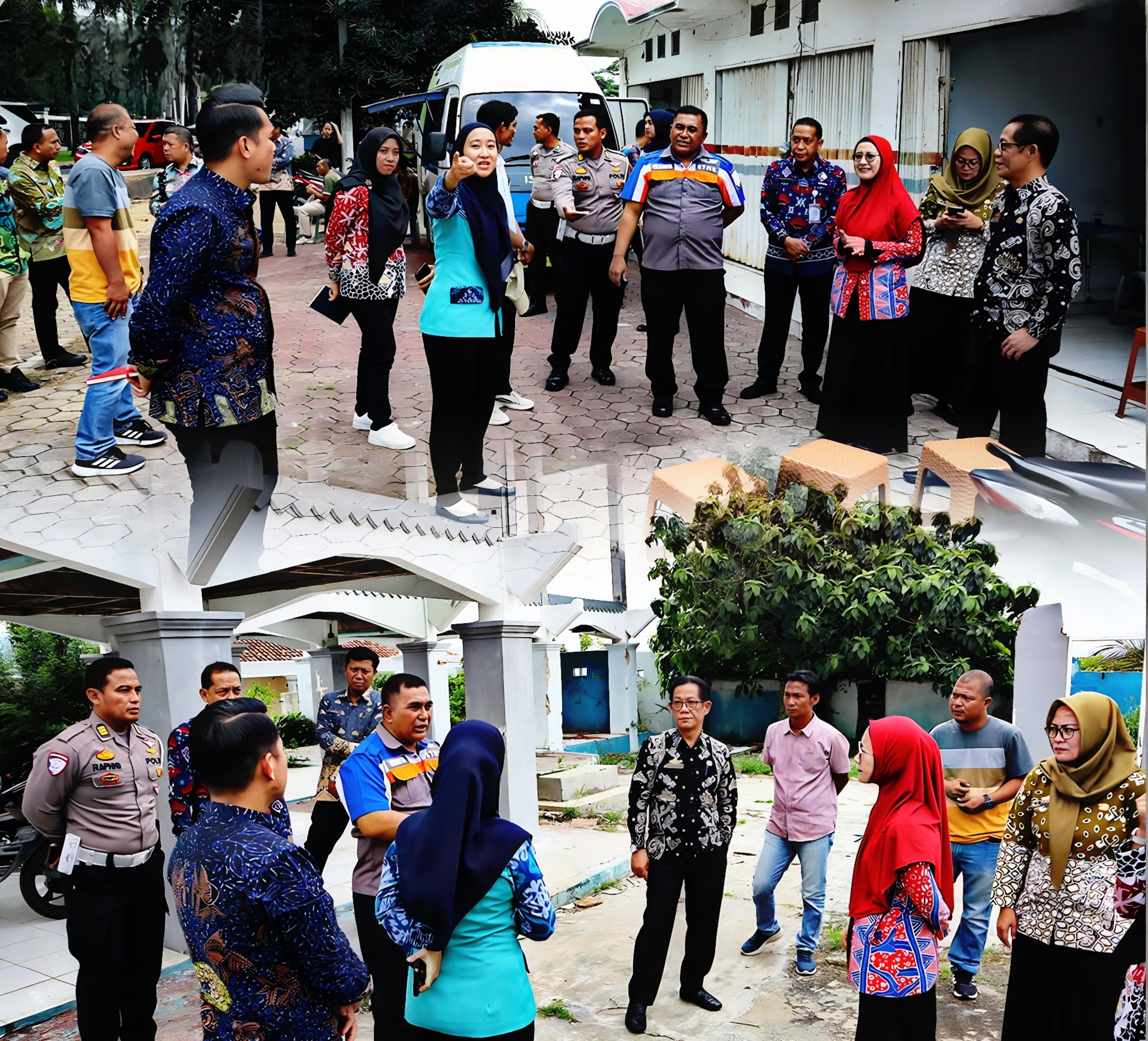 Kepala Bapenda Lampung Tinjauan Persiapan Lokasi Samsat Drive Thru di Lampung