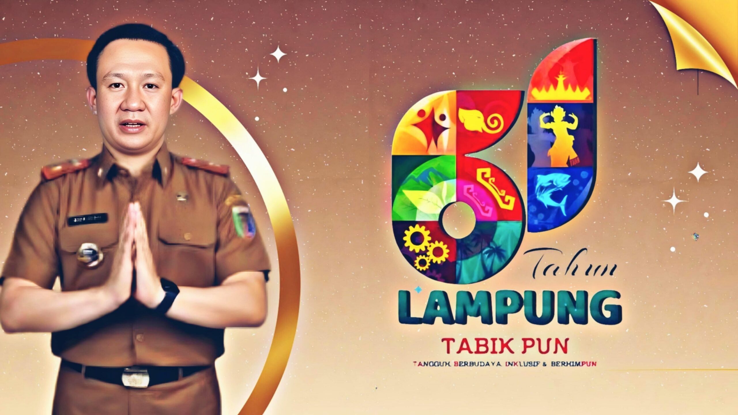 Kepala BPKAD Provinsi Lampung Mengucapkan Selamat Hari Jadi Ke-61 Provinsi Lampung