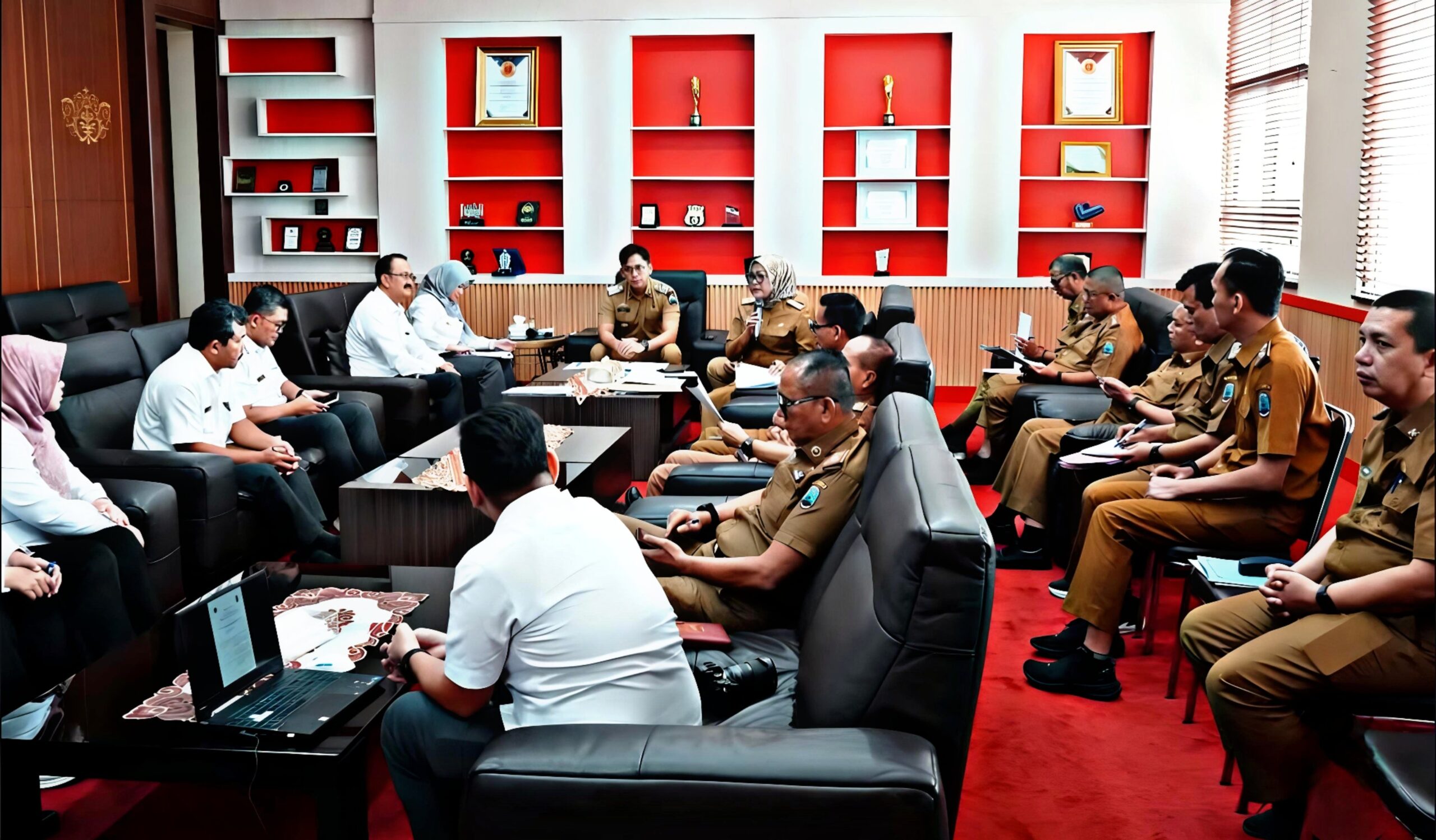 Kepala BPPRD Mendampingi Bupati Lampung Selatan Audiensi Penting