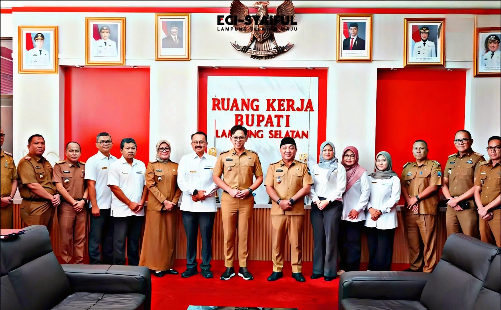 Kepala BPPRD Mendampingi Bupati Lampung Selatan Audiensi Penting