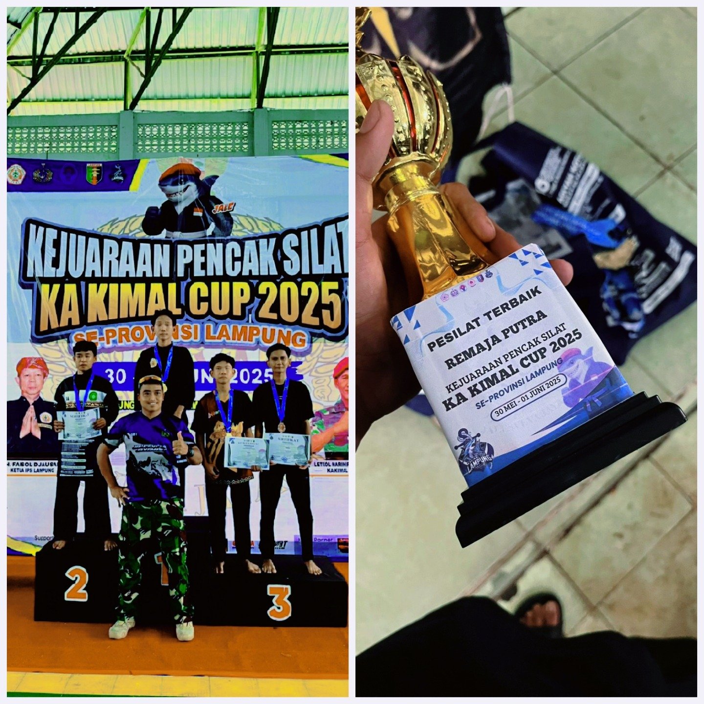 Sabet Gelar Ganda, Rizaldi dari SMAN 1 Kotabumi Dinobatkan Jadi Pesilat Terbaik Lampung