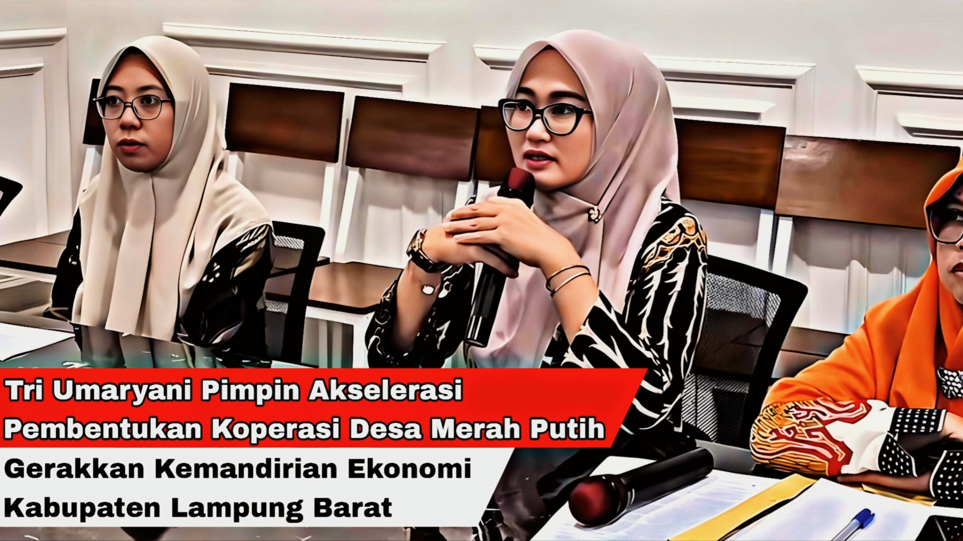 Tri Umaryani Pimpin Akselerasi Pembentukan Koperasi Desa Merah Putih, Gerakkan Kemandirian Ekonomi Lampung Barat