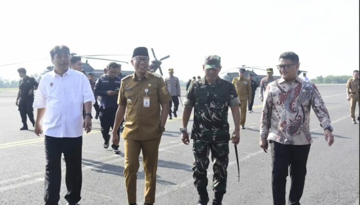 Perkuat Sinergi Pertahanan dan Teknologi, Ketua DPRD Lampung Sambut Hangat Kunjungan Kasau dan Wamenhan RI