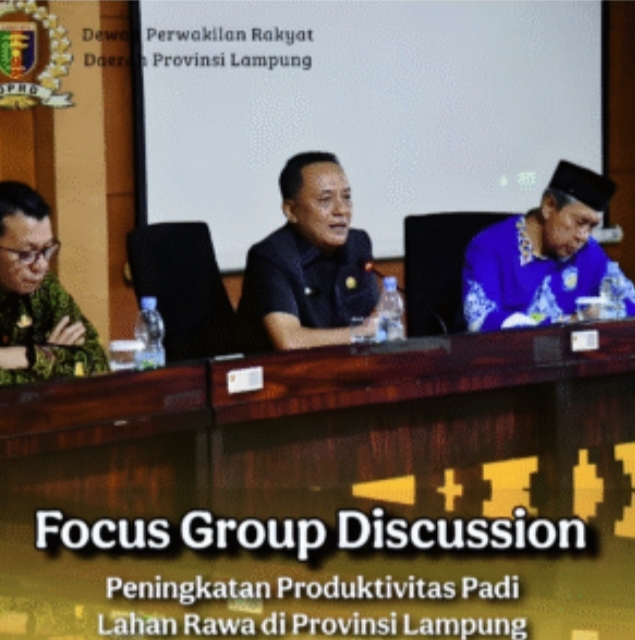 DPRD Lampung Dukung Penuh Riset Peningkatan Produktivitas Padi Lahan Rawa