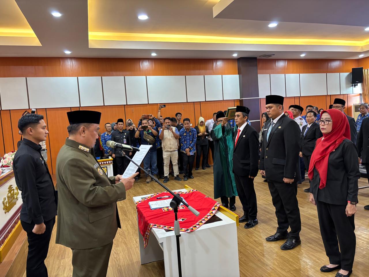 Gerbong Mutasi Bergerak, Bupati Tanggamus Rombak 17 Pejabat, Dua Kepala Dinas Turun Pangkat