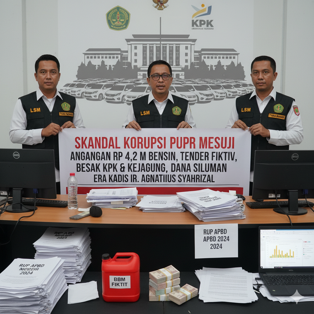 PUPR Mesuji Glontorkan Rp 4,2 Miliar untuk Bensin