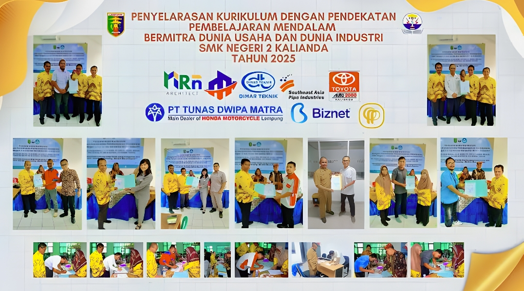 Cetak Lulusan Siap Kerja, SMKN 2 Kalianda Rombak Kurikulum Bareng Industri