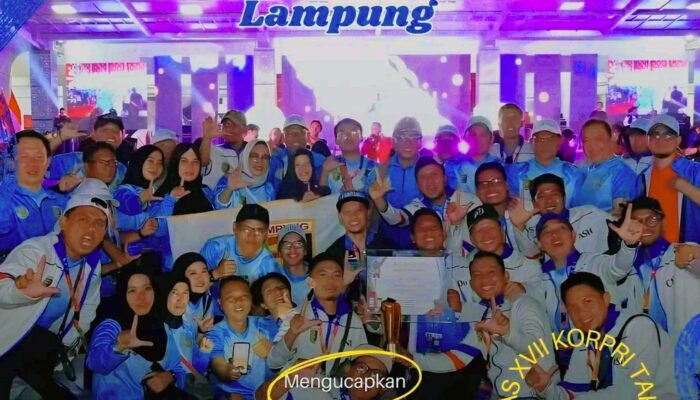Kerja Keras Membuahkan Hasil: Lampung Raih Peringkat 8 di Pornas KORPRI XVII 2025