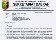 Dinas BMBK Lampung Optimis Tancap Gas Wujudkan Infrastruktur Mantap