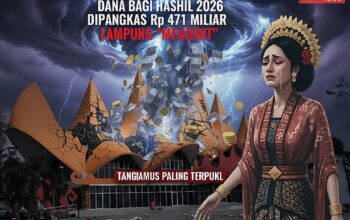 Lampung Menjerit, Dana Bagi Hasil 2026 Dipangkas Rp 471 Miliar, Tanggamus Paling Terpukul