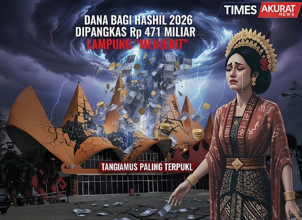 Lampung Menjerit, Dana Bagi Hasil 2026 Dipangkas Rp 471 Miliar, Tanggamus Paling Terpukul