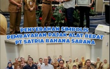 PT Satria Bahana Sarana Jadi Teladan, Bapenda Lampung Apresiasi Kepatuhan Pembayaran Pajak Alat Berat (PAB)