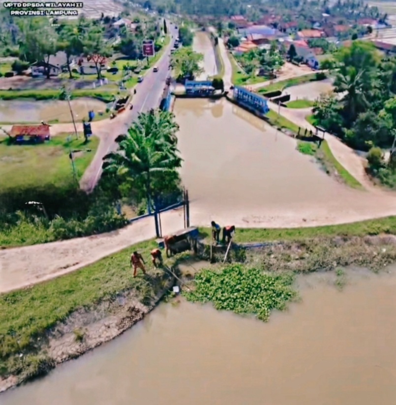 Pastikan Keandalan Fungsi, UPTD Wilayah II Dinas PSDA Lampung Monitoring Kondisi Bendungan Way Guring