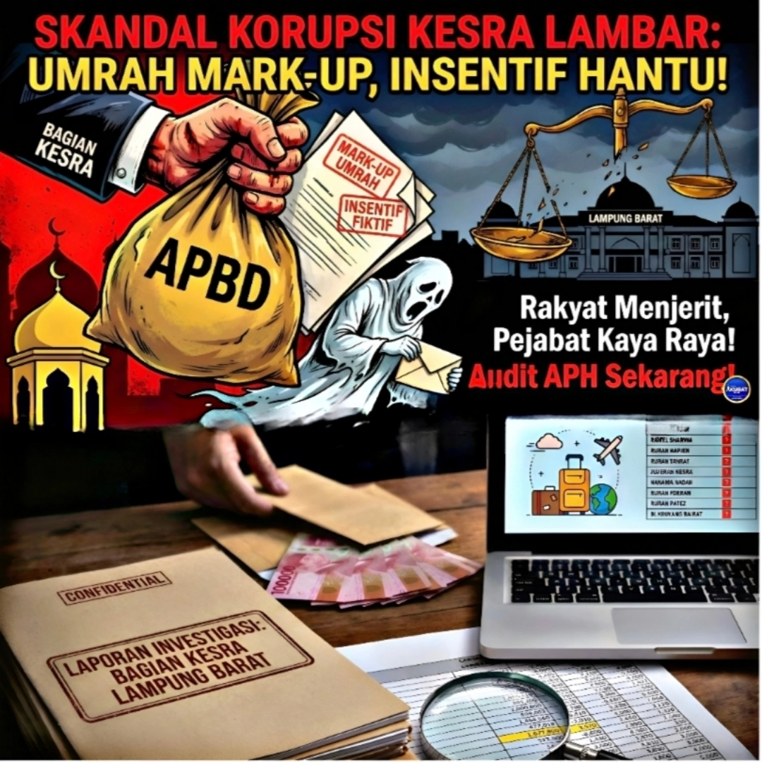 SKANDAL UMRAH GRATIS & INSENTIF HANTU: Bongkar Dugaan Korupsi Sistematis di Bagian Kesra Lampung Barat
