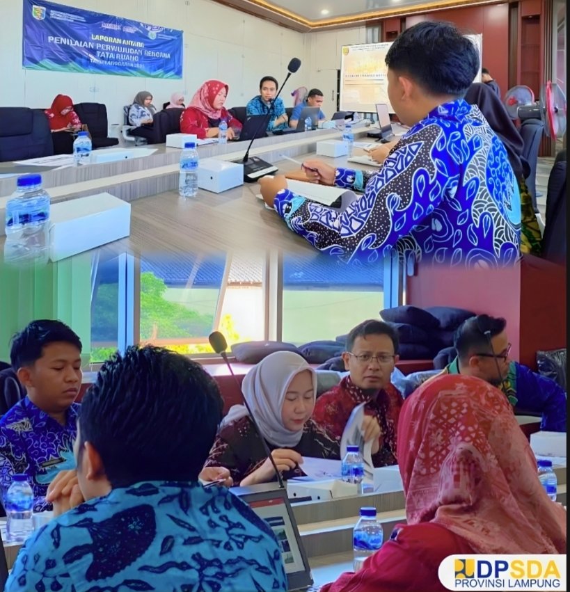 Tindak Lanjuti Hasil Survei Lapangan, Dinas PSDA Lampung Bahas Laporan Antara