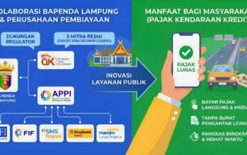 Bayar Pajak Kendaraan Kredit Kini Lebih Mudah, Bapenda Lampung Perluas Kerja Sama dengan Perusahaan Pembiayaan