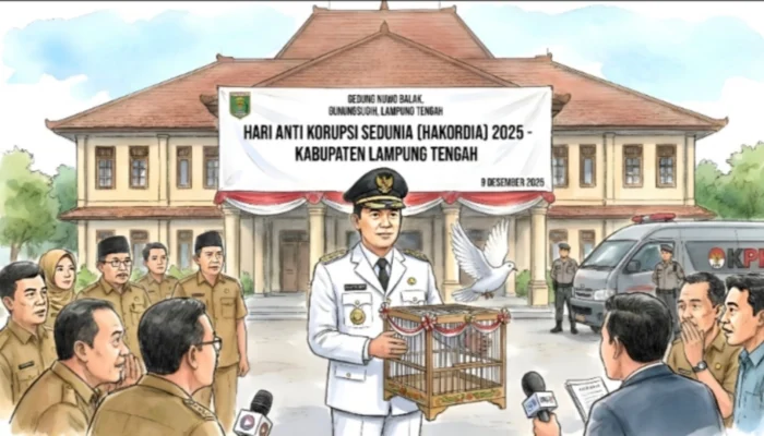 Geger Kabar Operasi Senyap KPK di Lampung Tengah, Bupati Ardito Justru Hadiri Hari Anti Korupsi