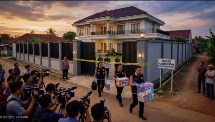 KPK Geledah Kediaman Pribadi Bupati Lamteng Ardito Wijaya Selama 3,5 Jam, Sita Uang Tunai dan Dokumen