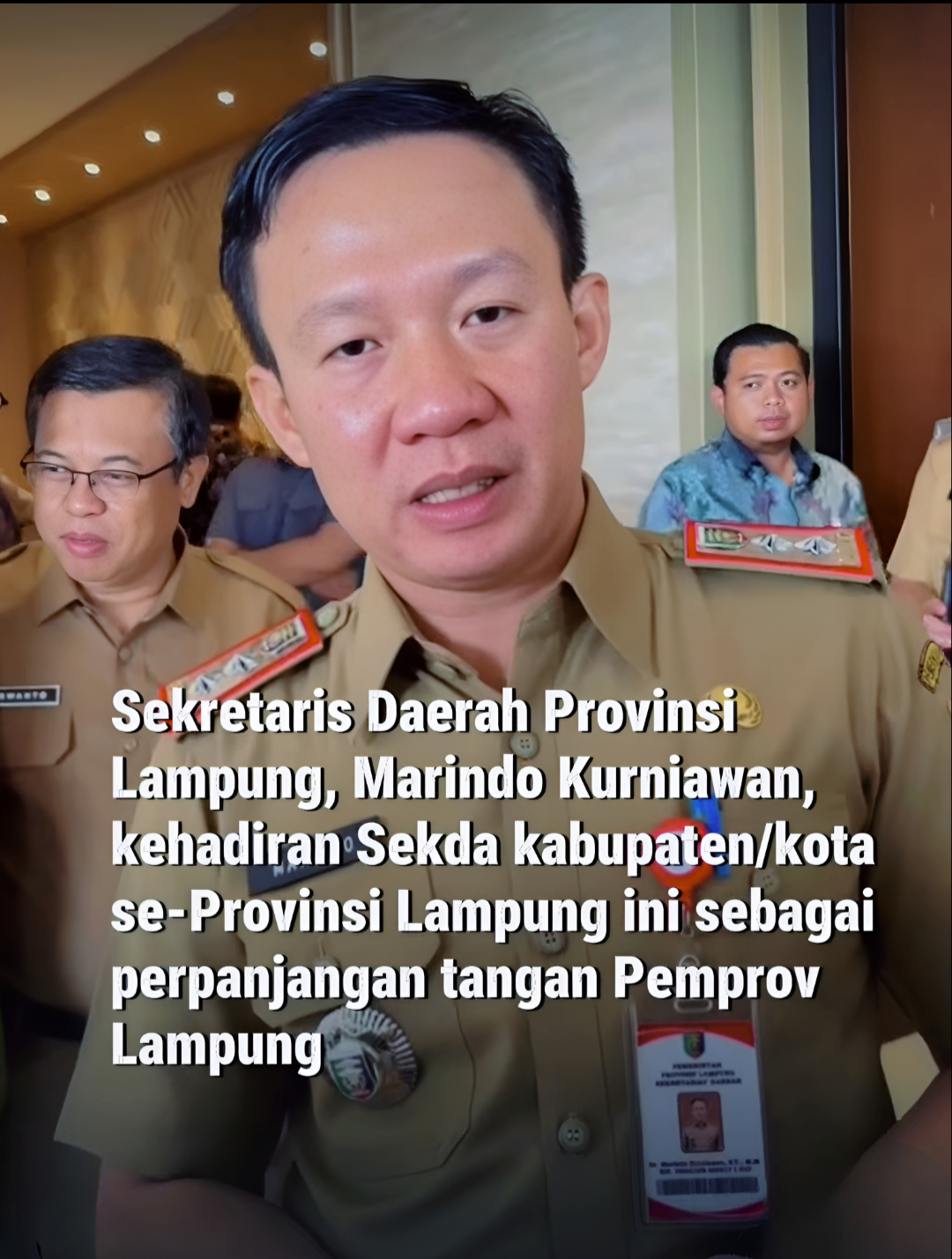 Sekda Provinsi Lampung Kawal Visi Gubernur, Pastikan Birokrasi Siap Sambut Indonesia Emas 2045