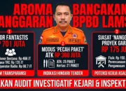 Aroma Bancakan Honor Setengah Miliar dan Modus “Pecah Paket” Jumbo di BPBD Lamsel