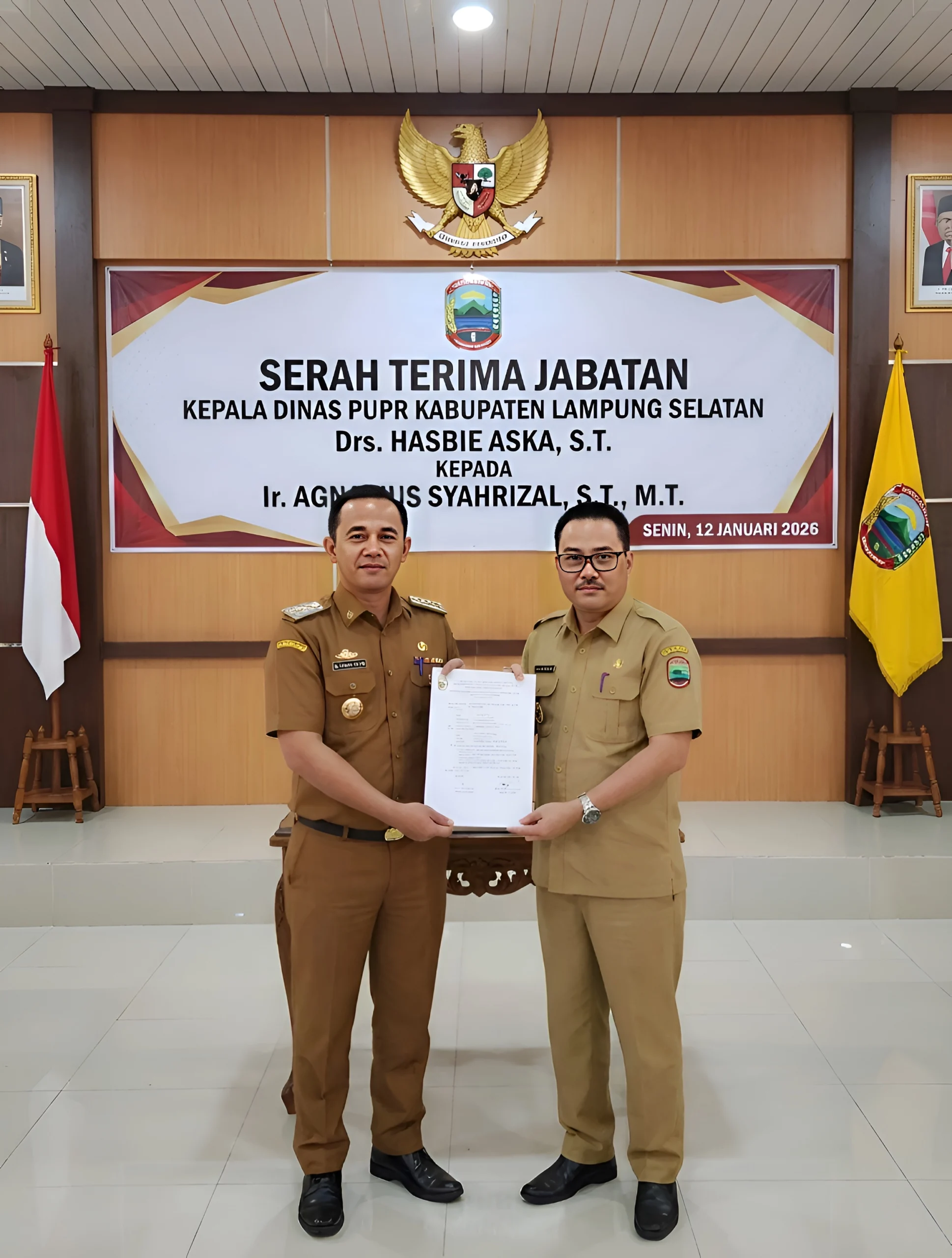 Agnatius Syahrizal Resmi Gantikan Hasbie Aska Menjadi Kepala Dinas PUPR scaled