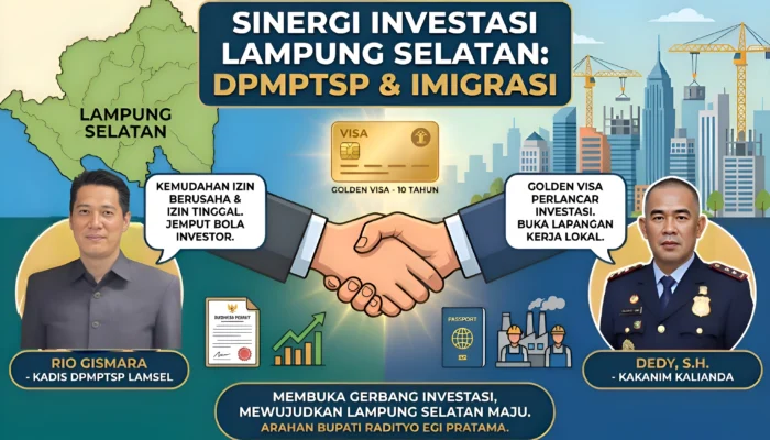 DPMPTSP Lamsel & Imigrasi Kolaborasikan Golden Visa dan Kemudahan Izin