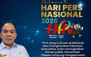 Kepala BPKAD Pringsewu Olpin Putra Apresiasi Peran Pers di HPN 2026: Sinergi untuk Demokrasi