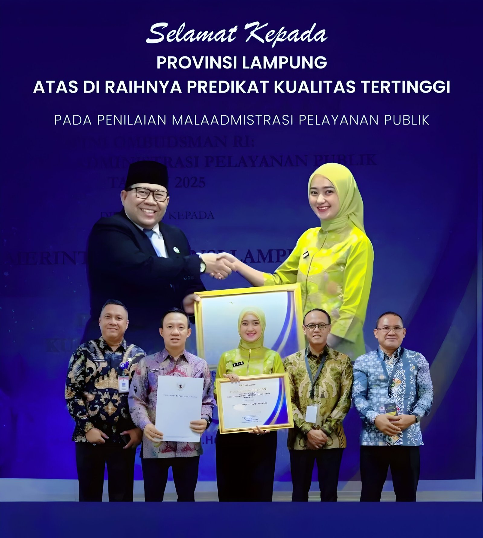 Satu Tahun Kepemimpinan Rahmat Mirzani Djausal–Jihan Nurlela: Lampung Bergerak Cepat Menuju Daerah Maju dan Berdaya Saing