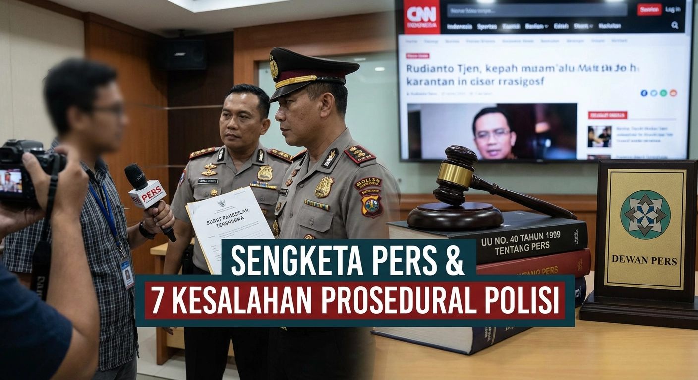 ‎Dewan Pers Soroti Lemahnya Pemahaman Aparat, Penetapan Tersangka Wartawan Dinilai Cacat Prosedur Serius