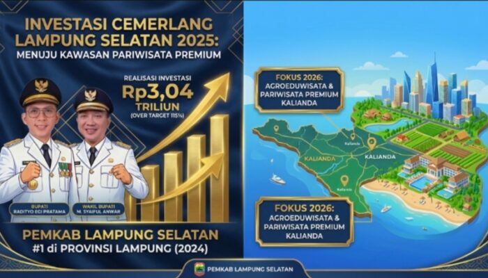 Cetak Sejarah Investasi Rp3,04 Triliun, Kepala DPMPTSP Rio Gismara Tancap Gas Jadikan Lampung Selatan Kawasan Pariwisata Premium