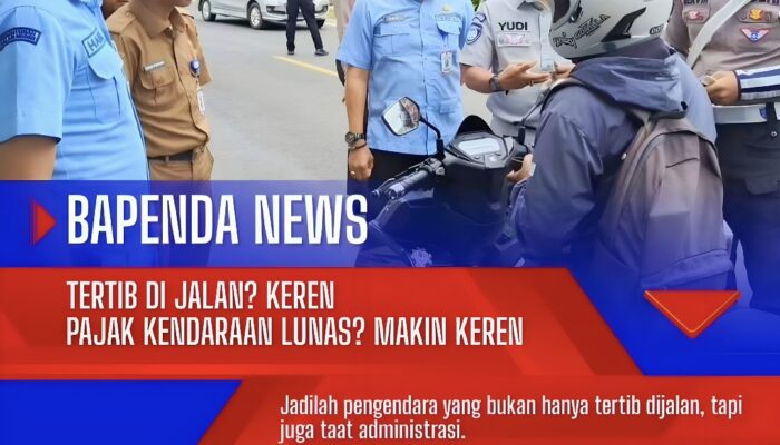 Keren di Jalan, Taat Administrasi: Bapenda Lampung Ajak Pengendara Jadi Pelopor Keselamatan dan Pembangunan