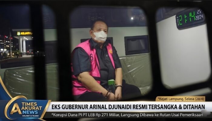 Skandal Korupsi Rp 271,5 Miliar: Mantan Gubernur Lampung Arinal Djunaidi Resmi Ditetapkan sebagai Tersangka
