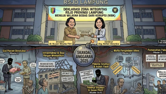 BONGKAR SKANDAL RSJD LAMPUNG: Kartel Tender, Baja Ringan Murahan, dan Nyawa Ratusan Pasien di Ujung Tanduk