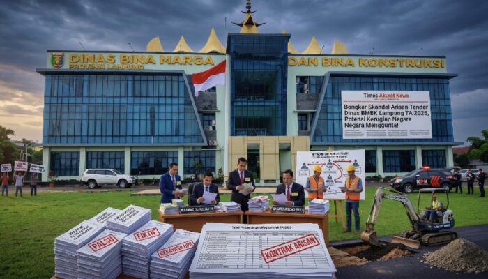 Bongkar Skandal Arisan Tender Dinas BMBK Lampung TA 2025, Potensi Kerugian Negara Menggurita!