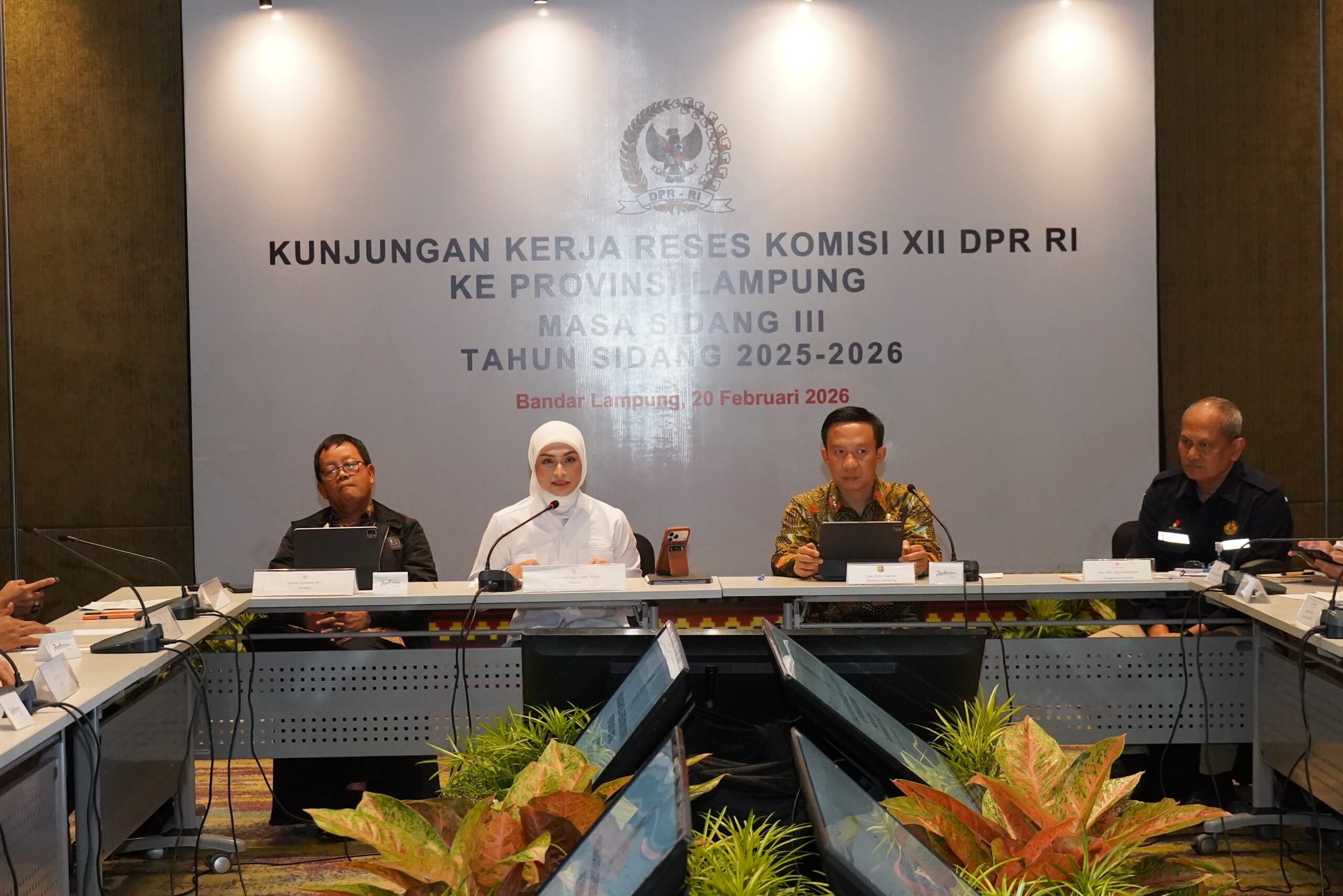 Dampingi Kunker Komisi XII DPR RI, Pemprov Lampung Dukung Penuh Eksplorasi Migas dan Transisi Energi Terbarukan