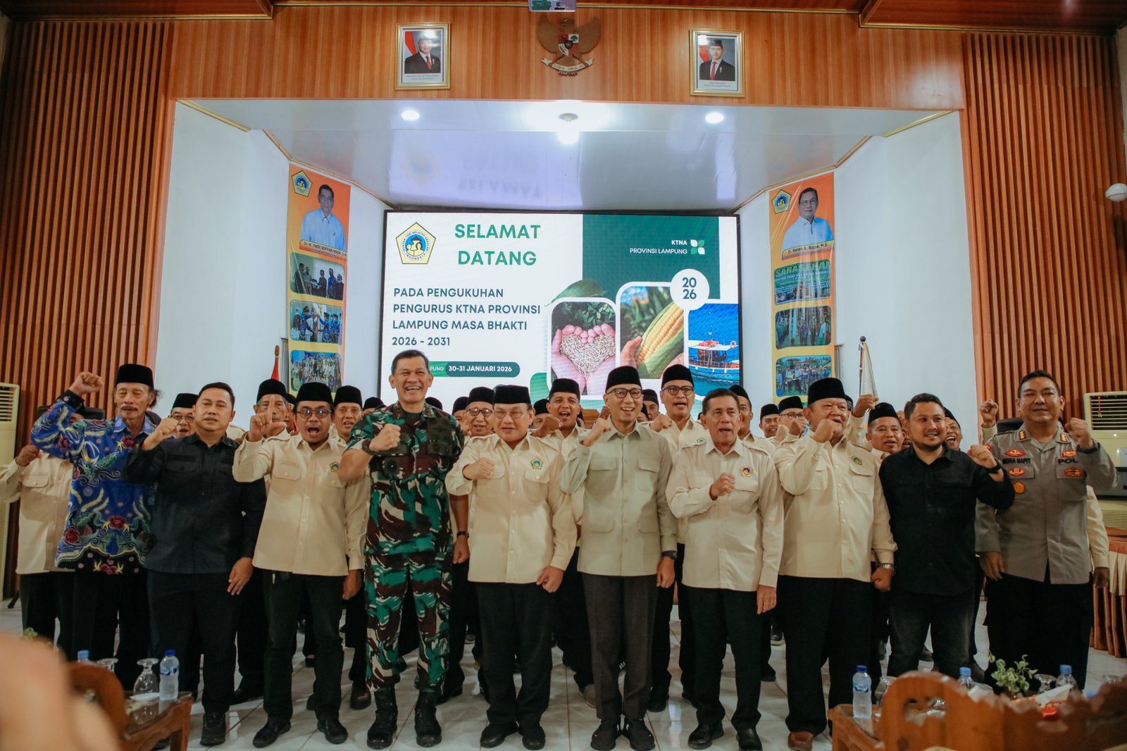 Gubernur Rahmat Mirzani Djausal Kukuhkan Pengurus KTNA Lampung 2026-2031, Dorong Hilirisasi dan Kesejahteraan Petani