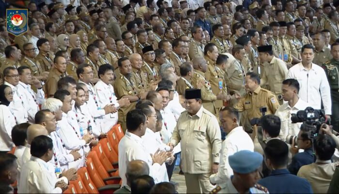 Gubernur Rahmat Mirzani Djausal dan Wagub Jihan Nurlela Ikuti Rakornas Pemerintah Pusat dan Daerah 2026