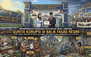 BONGKAR SKANDAL RSJD LAMPUNG: Kartel Tender, Baja Ringan Murahan, dan Nyawa Ratusan Pasien di Ujung Tanduk