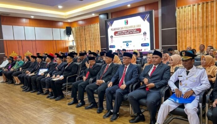 Perkuat Birokrasi, Bupati Tanggamus Lantik 47 Pejabat Baru