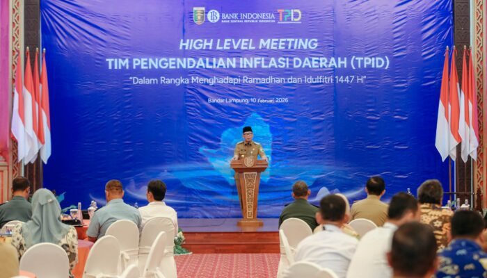 Pimpin HLM TPID, Gubernur Rahmat Mirzani Djausal Instruksikan Langkah Konkret Jaga Stabilitas Harga Jelang Ramadhan