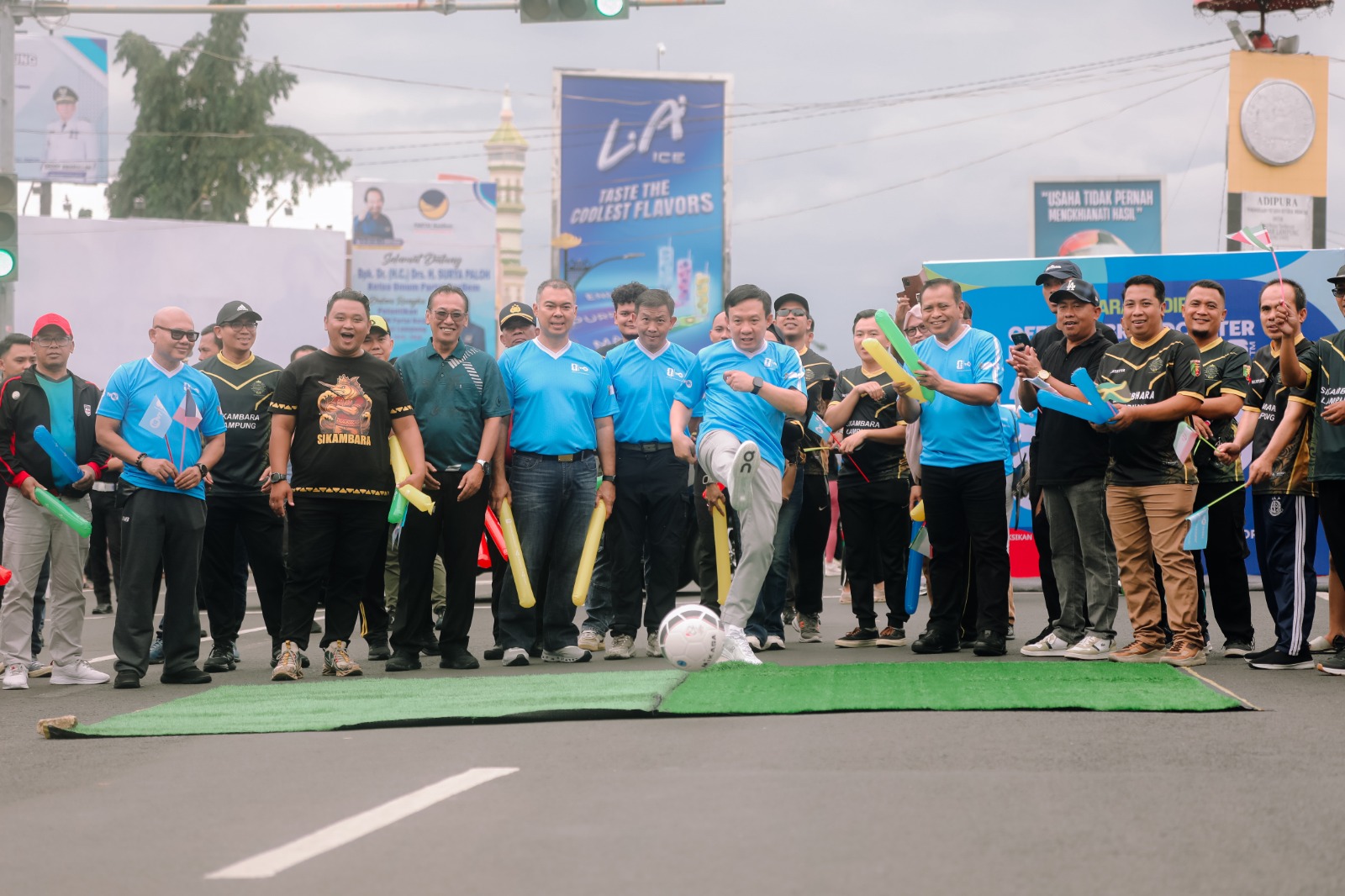 Sekdaprov Marindo Kurniawan Lakukan Kick-Off Siaran Piala Dunia 2026 TVRI Lampung