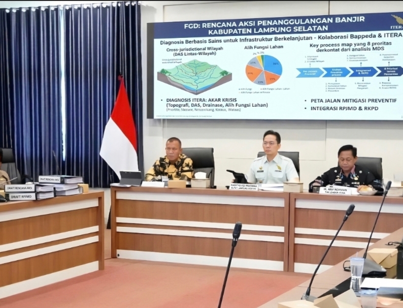 Sinergi Pemkab Lampung Selatan dan ITERA Susun Rencana Aksi Penanggulangan Banjir Berkelanjutan 1 Sinergi Pemkab Lampung Selatan dan ITERA Susun Rencana Aksi Penanggulangan Banjir Berkelanjutan
