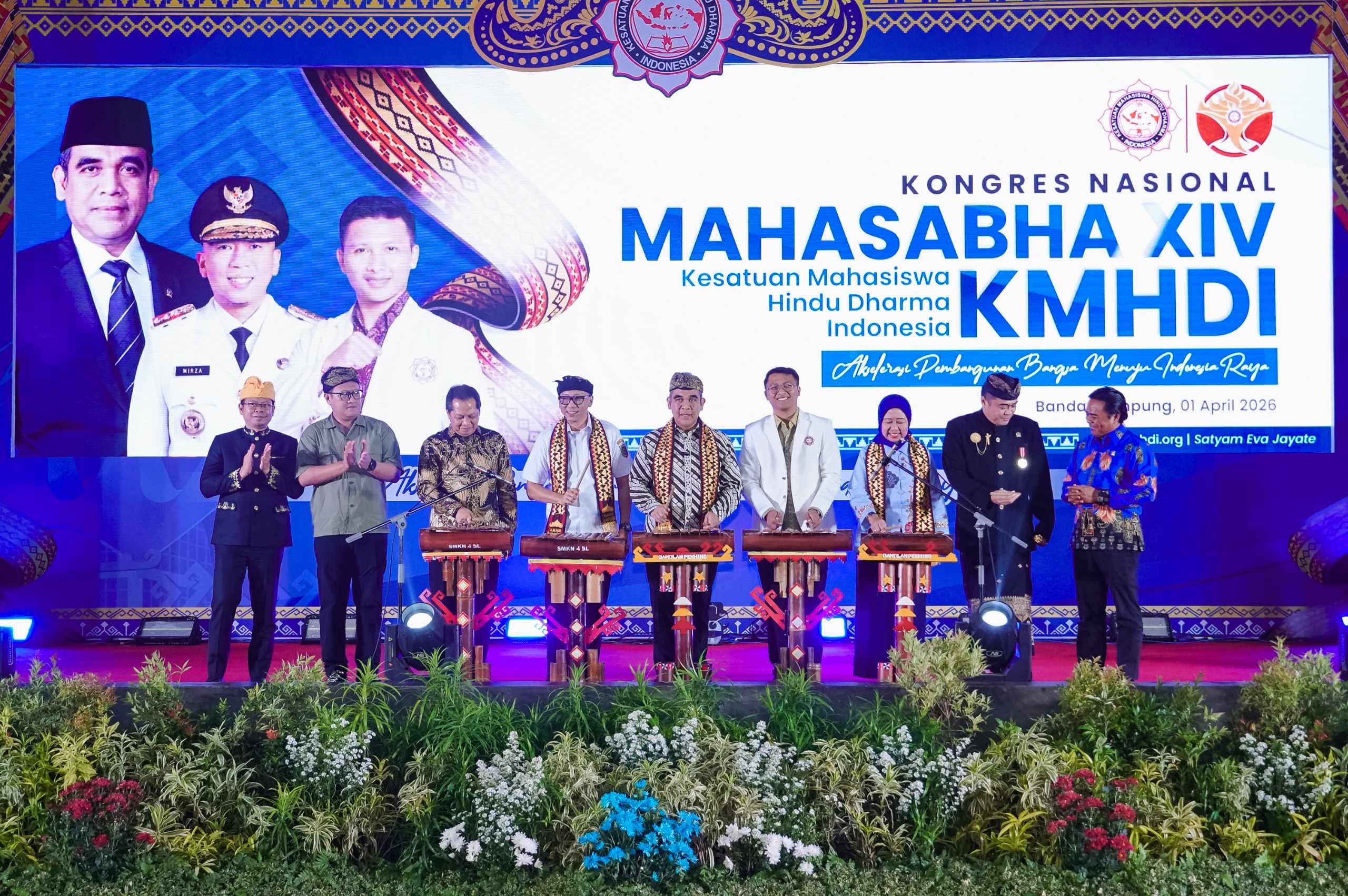 Lampung Laboratorium Bhinneka Tunggal Ika! Gubernur Mirza Gaungkan Tri Hita Karana, Ketua MPR Ahmad Muzani Puji Persatuan di Bumi Ruwa Jurai